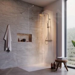 Ideal Standard CeraTherm - T50 Doucheset Met Thermostaat 200 Mm, 3 Stralen, Chroom A7225AA -Ideal Standard Verkoopwinkel 0a087906faee4d93a214da51