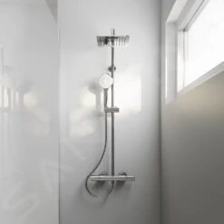 Ideal Standard CeraTherm - T100 Doucheset Met Thermostaat, 200 Mm, 3jets, Chroom A7240AA 8 Ideal Standard CeraTherm - T100 Doucheset Met Thermostaat, 200 Mm, 3jets, Chroom A7240AA -Ideal Standard Verkoopwinkel 0e4969fc8d98dd9b0c3f51de