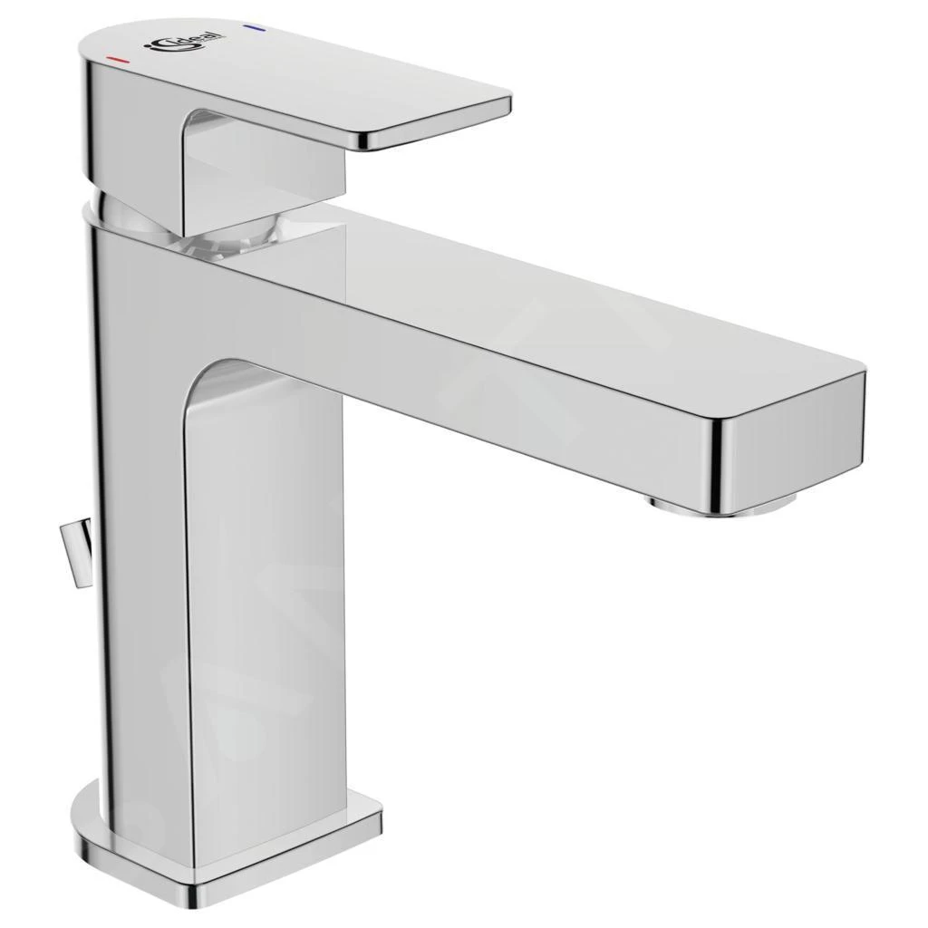 Ideal Standard Edge - Slim Wastafelkraan, Met Waste, Chroom A7101AA 1 Ideal Standard Edge - Slim Wastafelkraan, Met Waste, Chroom A7101AA