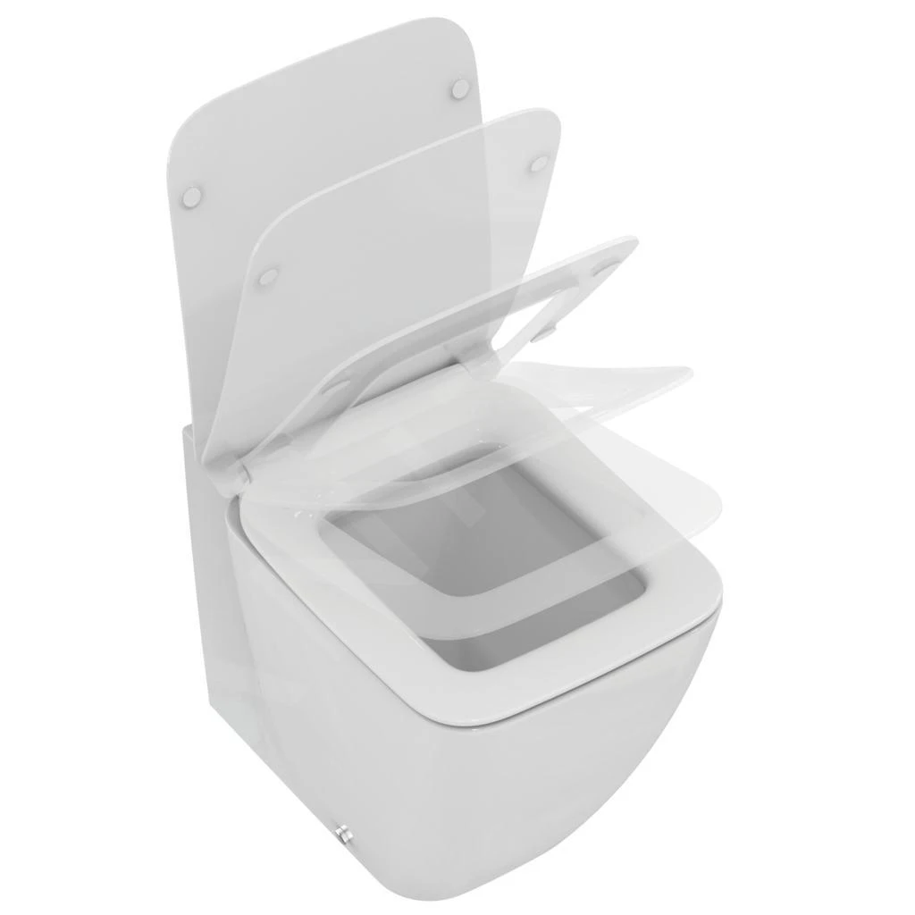 Ideal Standard Strada II - Staand Toilet Met Wc Bril SoftClose, AquaBlade, Wit T359801 3 Ideal Standard Strada II - Staand Toilet Met Wc Bril SoftClose, AquaBlade, Wit T359801 - Afbeelding 3