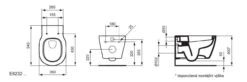 Alternative view of Ideal Standard Connect - Wandcloset, Met Ideal Plus, Wit E8232MA