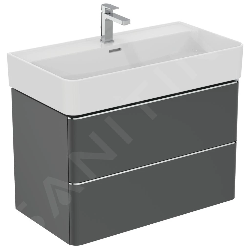 Ideal Standard Strada II - Wastafel 800x430 Mm, Met Overloop, Met Kraangat, Wit T300101 6 Ideal Standard Strada II - Wastafel 800x430 Mm, Met Overloop, Met Kraangat, Wit T300101 - Afbeelding 6