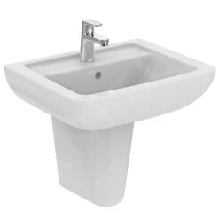 Ideal Standard Eurovit - Wastafel 550x440x1850 Mm, Met Overloop, 1 Kraangat, Wit K284701 -Ideal Standard Verkoopwinkel 23bb814d55eb969687024f29