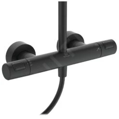 Ideal Standard CeraTherm - Doucheset T25 Met Thermostaatkraan, 200 Mm, 1-jet, Zwart A7545XG -Ideal Standard Verkoopwinkel 25257ff6239bc388f72e0684