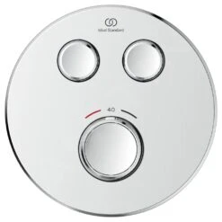 Ideal Standard CeraTherm Navigo - Inbouwthermostaat, Opbouwdeel, 2 Gebruikers, Chroom A7296AA -Ideal Standard Verkoopwinkel 25b3732c9d2b0de2249a6337