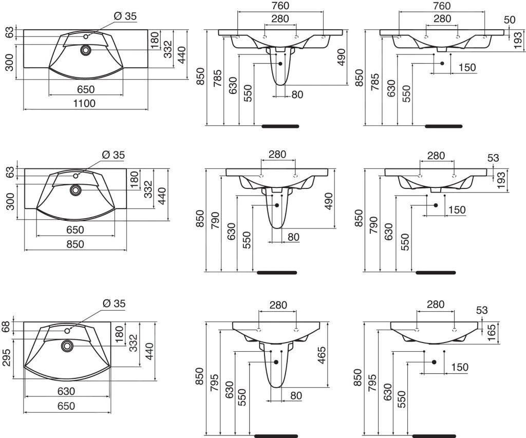 Ideal Standard Eurovit - Halfzuil, Wit W310101 2 Ideal Standard Eurovit - Halfzuil, Wit W310101 - Afbeelding 2