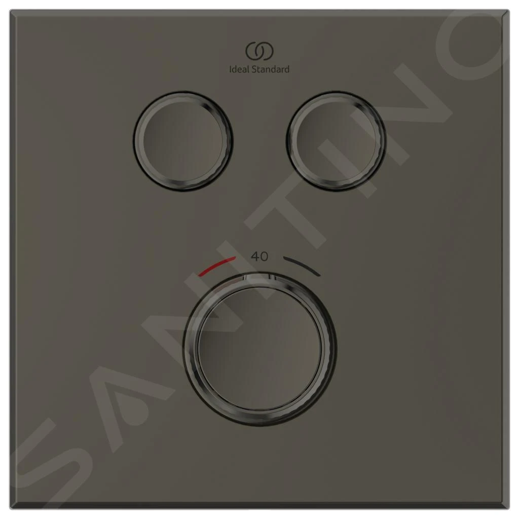 Ideal Standard CeraTherm Navigo - Inbouwthermostaat, Opbouwdeel, 2 Gebruikers, Magnetic Grey A7302A5 3 Ideal Standard CeraTherm Navigo - Inbouwthermostaat, Opbouwdeel, 2 Gebruikers, Magnetic Grey A7302A5 - Afbeelding 3