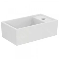 Ideal Standard Tempo - Fontein 370x210 Mm, Zonder Overloop, 1 Kraangat Rechts, Wit E211201