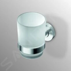 Ideal Standard IOM - Bekerhouder Met Beker, Chroom/mat Glas A9120AA -Ideal Standard Verkoopwinkel 2e85ac8a65a6f0c5a9ce5966