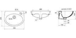 Alternative view of Ideal Standard Eurovit - Bevestigingselementen E501067