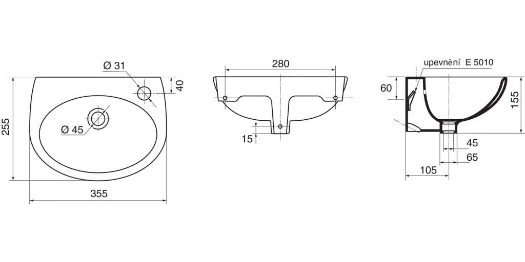 Ideal Standard Eurovit - Bevestigingselementen E501067 2 Ideal Standard Eurovit - Bevestigingselementen E501067 - Afbeelding 2