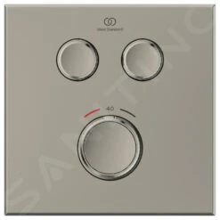 Ideal Standard CeraTherm Navigo - Inbouwthermostaat, Opbouwdeel, 2 Gebruikers, Silver Storm A7302GN -Ideal Standard Verkoopwinkel 30b7ad8bfdca7001bb038def