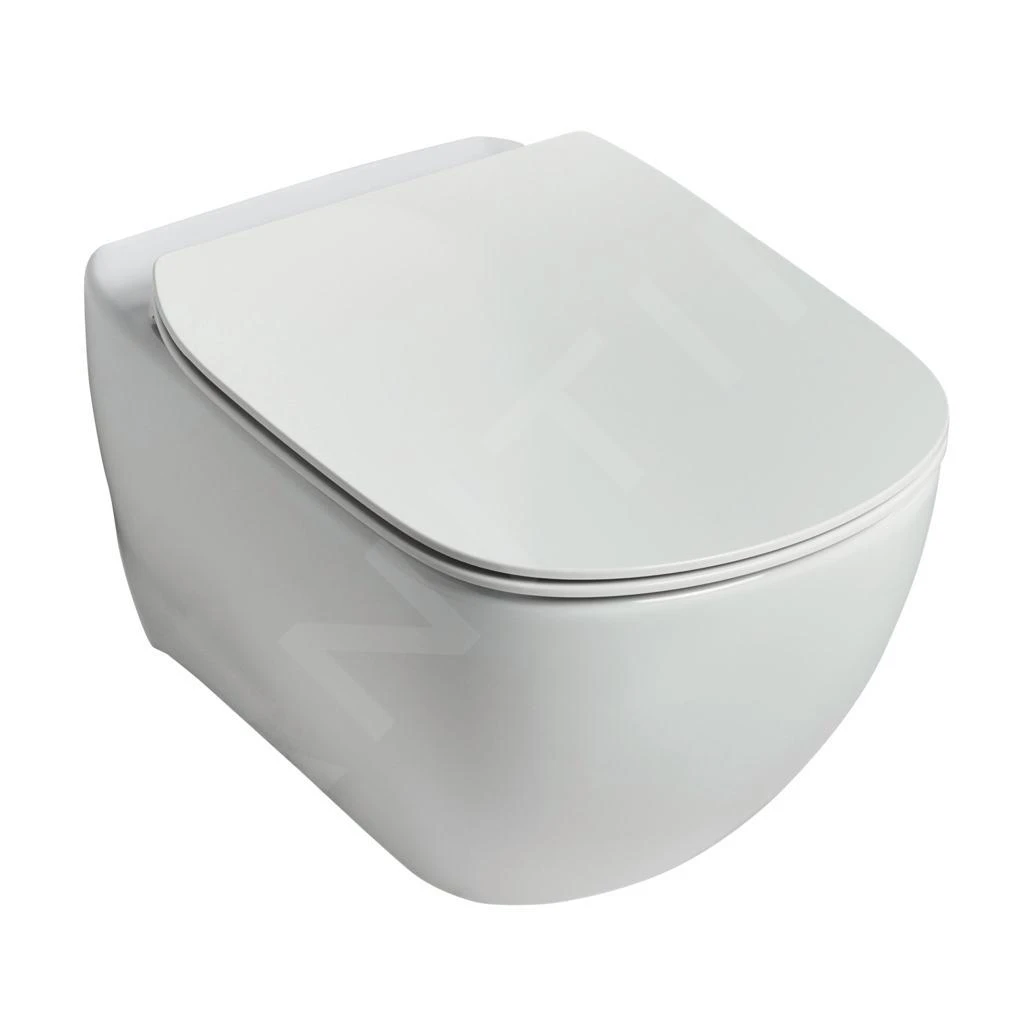 Ideal Standard Tesi - Hangend Toilet Met Wc Bril, AquaBlade, Wit T354701 1 Ideal Standard Tesi - Hangend Toilet Met Wc Bril, AquaBlade, Wit T354701