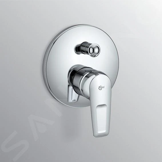 Ideal Standard CeraMix Blue - Eengreeps Badkraan Voor Inbouw, 2 Functies, Chroom A5664AA 3 Ideal Standard CeraMix Blue - Eengreeps Badkraan Voor Inbouw, 2 Functies, Chroom A5664AA - Afbeelding 3