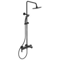 Ideal Standard Cerafine O - Doucheset Incl. Badkraan, 200 Mm, 1-jet, Zwart BC525XG