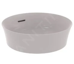 Ideal Standard Ipalyss - Opbouw Wastafel, Diameter 400 Mm, Met Overloop, Concrete E1413V9