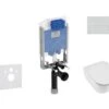 Ideal Standard ProSys - Toiletset- Inbouwreservoir, Closet, WC-zitting Mio, Oleas M2 Bedieningsplaat, Rimless, Slowclose, Antibak, Chroom ProSys80M SP141