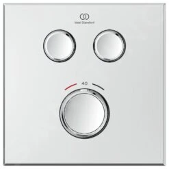 Ideal Standard CeraTherm Navigo - Inbouwthermostaat, Opbouwdeel, 2 Gebruikers, Chroom A7302AA -Ideal Standard Verkoopwinkel 40b88376b52dea9432777376