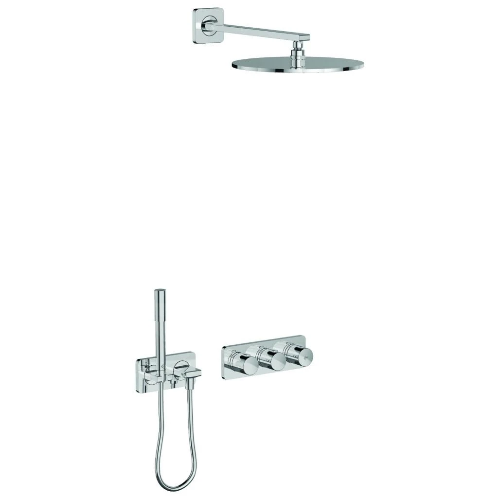 Ideal Standard Archimodule - Doucheset 300 Met Inbouwthermostaat, 1jet, Chroom A1549AA 1 Ideal Standard Archimodule - Doucheset 300 Met Inbouwthermostaat, 1jet, Chroom A1549AA