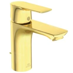 Ideal Standard Connect Air - Wastafelkraan Met Waste, Brushed Gold A7021A2