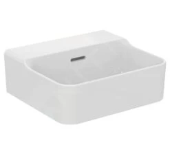 Ideal Standard Conca Ceram - Opzetfontein 400x350 Mm, Met Overloop, Zonder Kraangat, Wit T387701