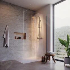 Ideal Standard Connect 2 - Douchewand Wetroom 700 Mm, Silver Bright/helder Glas K9375EO -Ideal Standard Verkoopwinkel 4958547c934d1a3eccc49ce7