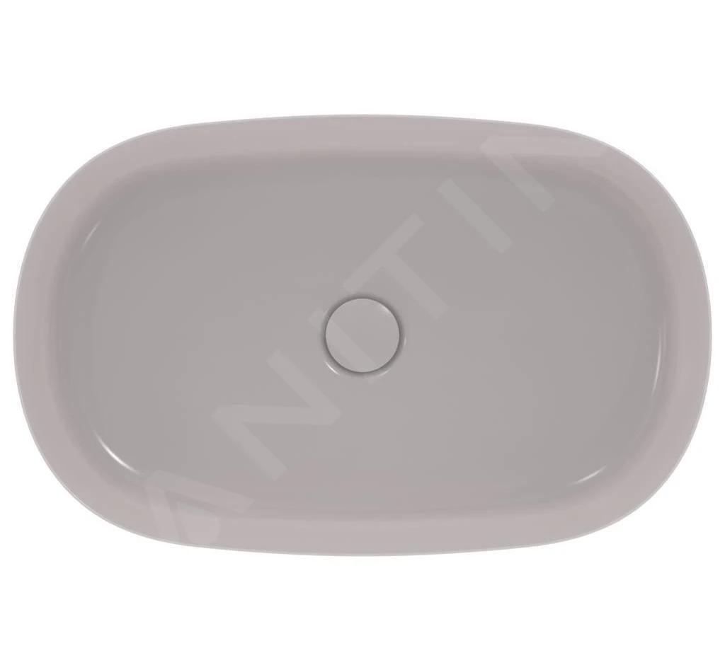 Ideal Standard Ipalyss - Opbouw Wastafel, 600x380 Mm, Zonder Overloop, Concrete E1396V9 4 Ideal Standard Ipalyss - Opbouw Wastafel, 600x380 Mm, Zonder Overloop, Concrete E1396V9 - Afbeelding 4