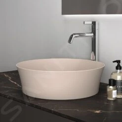 Ideal Standard Ipalyss - Opbouw Wastafel, Diameter 400 Mm, Zonder Overloop, Mink E1398V8 9 Ideal Standard Ipalyss - Opbouw Wastafel, Diameter 400 Mm, Zonder Overloop, Mink E1398V8 -Ideal Standard Verkoopwinkel 4bb27b4fa548ee6bc94e9e4a