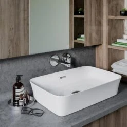 Ideal Standard Ipalyss - Opbouw Wastafel, 550x380 Mm, Met Overloop, Mat Wit E2078V1 9 Ideal Standard Ipalyss - Opbouw Wastafel, 550x380 Mm, Met Overloop, Mat Wit E2078V1 -Ideal Standard Verkoopwinkel 4e21db6944f643d8a9b1b6fd