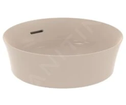 Ideal Standard Ipalyss - Opbouw Wastafel, Diameter 400 Mm, Met Overloop, Mink E1413V8