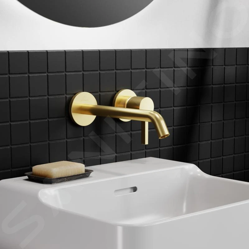 Ideal Standard Joy - Inbouw Wastafelkraan, Uitloop 180 Mm, 2-gats, Brushed Gold A7378A2 3 Ideal Standard Joy - Inbouw Wastafelkraan, Uitloop 180 Mm, 2-gats, Brushed Gold A7378A2 - Afbeelding 3