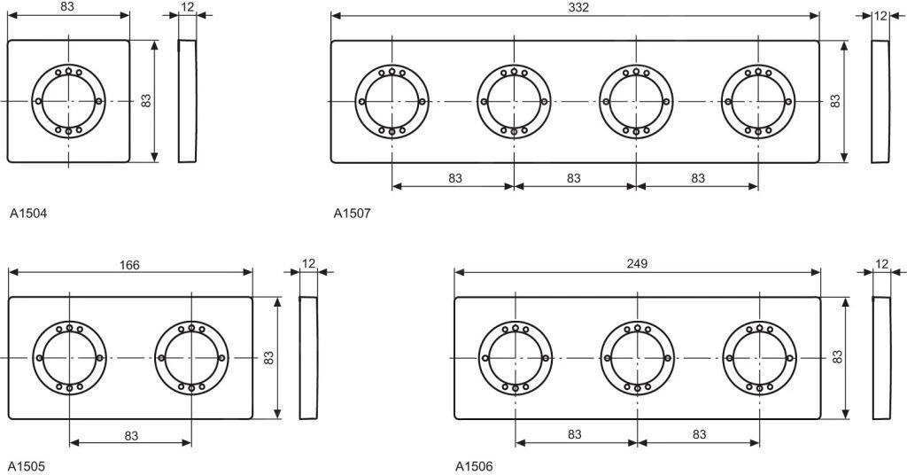 Ideal Standard Archimodule - Opvulring Voor 1-gats Rozet (83 X 83 Mm) (10 Mm), Chroom A963746AA 2 Ideal Standard Archimodule - Opvulring Voor 1-gats Rozet (83 X 83 Mm) (10 Mm), Chroom A963746AA - Afbeelding 2