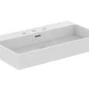 Ideal Standard Extra - Wastafel 800x450 Mm, Met Overloop, Met 3 Kraangaten, Wit T389701