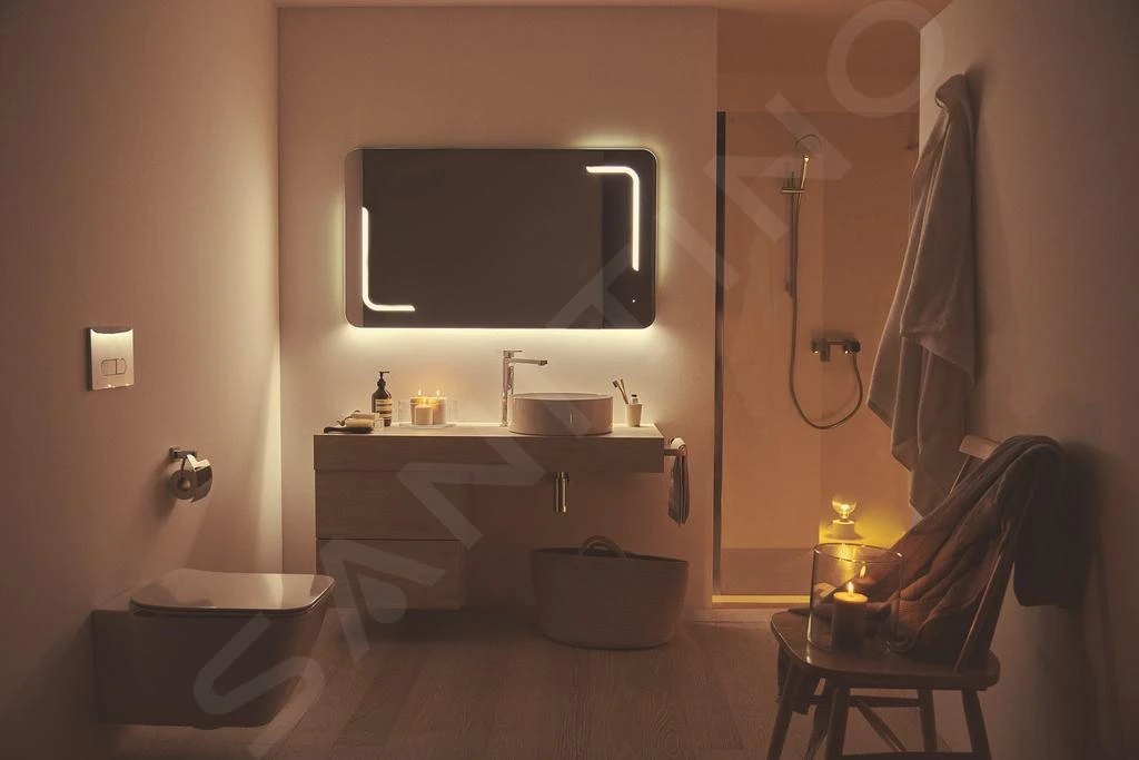 Ideal Standard Mirror&Light - Spiegel 1200x700 Mm Met LED Verlichting En Sfeerverlichting T3353BH 5 Ideal Standard Mirror&Light - Spiegel 1200x700 Mm Met LED Verlichting En Sfeerverlichting T3353BH - Afbeelding 5