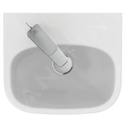 Ideal Standard I.Life A - Fontein 350x300 Mm, Met Overloop, Kraangat Links, Wit T470901 -Ideal Standard Verkoopwinkel 58c23c984a6d7bd354788634