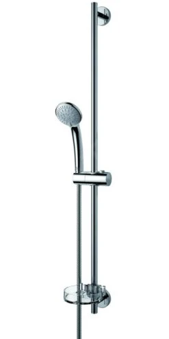 Ideal Standard Idealrain - Set Met Handdouche 80, 3 Straalsoorten, Douchestang En Doucheslang, Chroom B9504AA