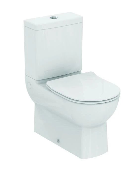Ideal Standard Eurovit - Duobloktoilet Met Wc Zitting, Wit T443501 1 Ideal Standard Eurovit - Duobloktoilet Met Wc Zitting, Wit T443501