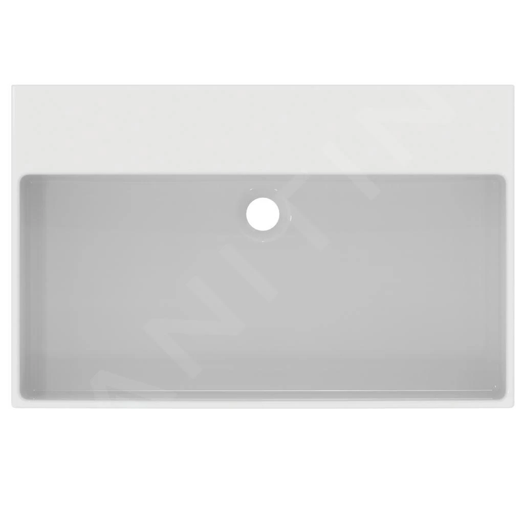Ideal Standard Extra - Wastafel 700x450 Mm, Met Overloop, Zonder Kraangat, Wit T389301 3 Ideal Standard Extra - Wastafel 700x450 Mm, Met Overloop, Zonder Kraangat, Wit T389301 - Afbeelding 3