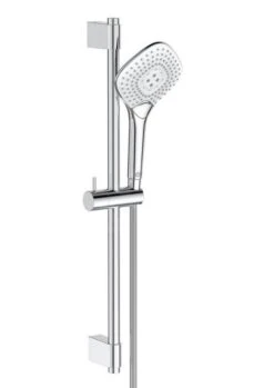 Ideal Standard Idealrain Evo Jet - Glijstangset Met Diamond Handdouche, 3 Jets, Douchestang 600 Mm En Doucheslang, Chroom B1762AA