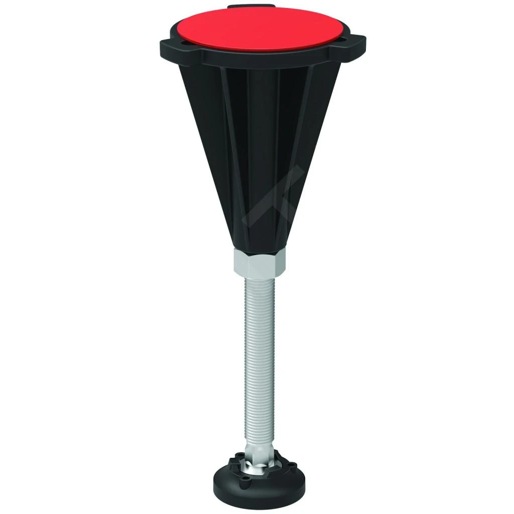 Ideal Standard Ultra Flat S - Poten Voor Douchebak, Chroom/zwart K936467 1 Ideal Standard Ultra Flat S - Poten Voor Douchebak, Chroom/zwart K936467