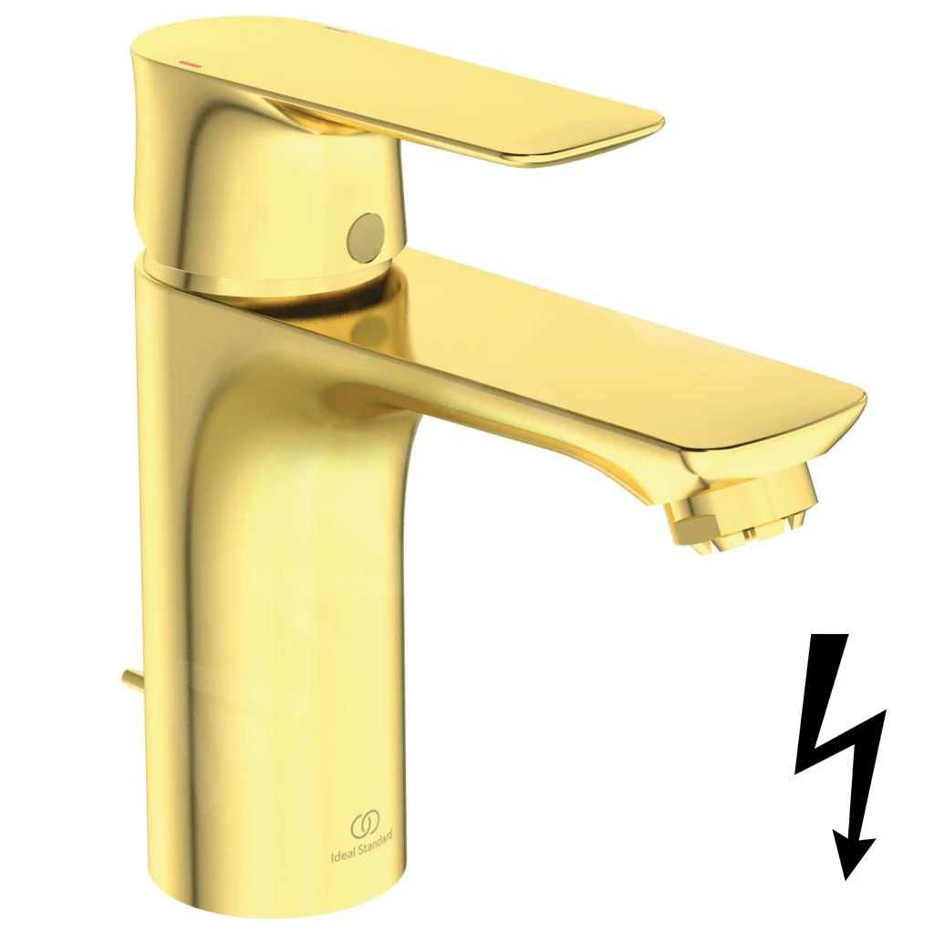 Ideal Standard Connect Air - Wastafelkraan Met Waste, Brushed Gold A7022A2 1 Ideal Standard Connect Air - Wastafelkraan Met Waste, Brushed Gold A7022A2