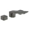Ideal Standard Conca Tap - Wastafelkraan, 3-gats, Met Afvoergarnituur, Magnetic Grey BC759A5
