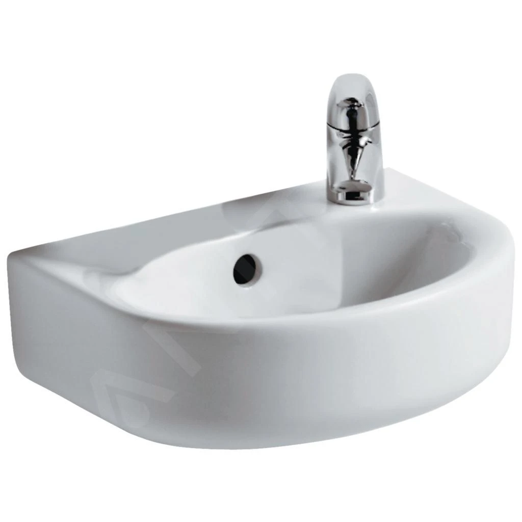 Ideal Standard Connect - Fontein 350x155x260 Mm, 1 Kraangat, Met Overloop, Wit E791301 3 Ideal Standard Connect - Fontein 350x155x260 Mm, 1 Kraangat, Met Overloop, Wit E791301 - Afbeelding 3