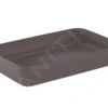 Ideal Standard Ipalyss - Opbouw Wastafel, 650x400 Mm, Zonder Overloop, Slate Grey E1886V5