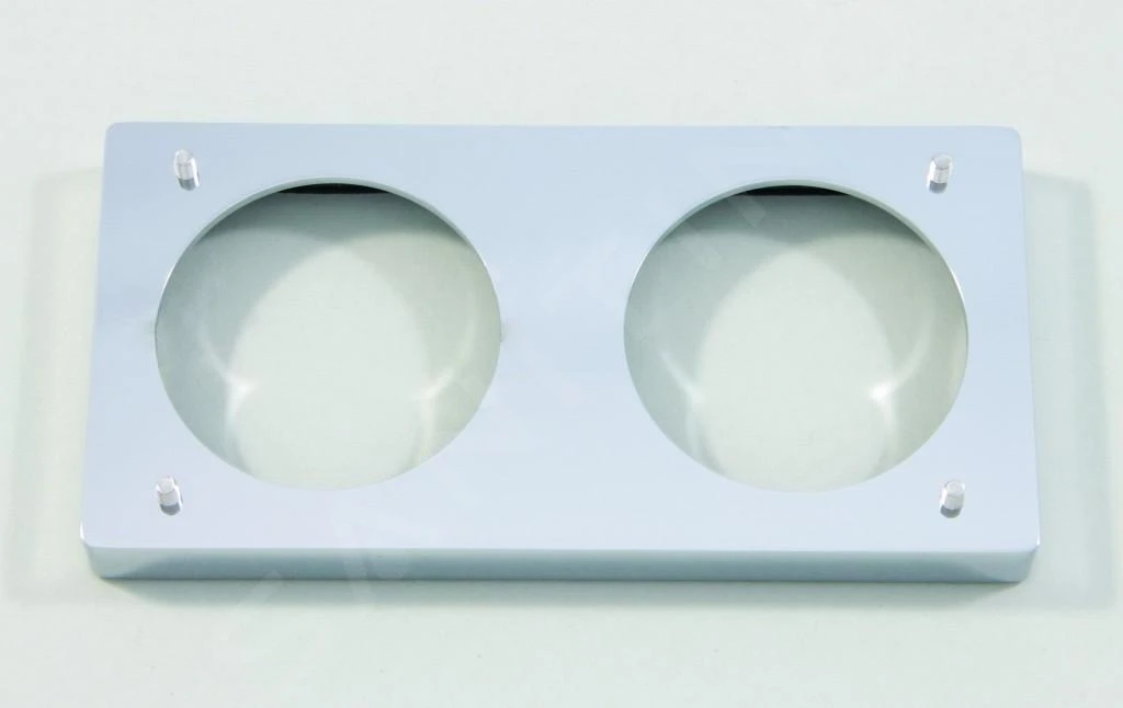 Ideal Standard Archimodule - Opvulring Voor 2-gats Rozet (83 X 166 Mm) (10 Mm), Chroom A963765AA 1 Ideal Standard Archimodule - Opvulring Voor 2-gats Rozet (83 X 166 Mm) (10 Mm), Chroom A963765AA