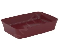 Ideal Standard Ipalyss - Opbouw Wastafel, 550x380 Mm, Zonder Overloop, Pomegranate E2076V6