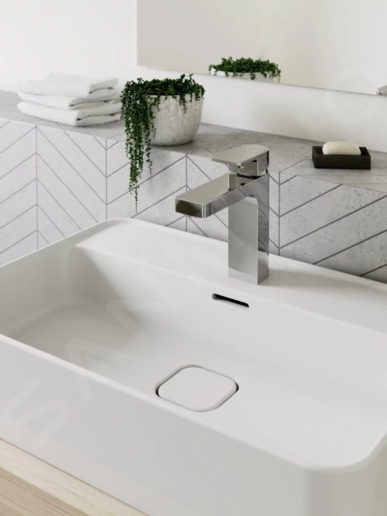 Ideal Standard Strada II - Wastafel 600x400 Mm, Met Kraangat, Met Ideal Plus, Wit T2998MA 3 Ideal Standard Strada II - Wastafel 600x400 Mm, Met Kraangat, Met Ideal Plus, Wit T2998MA - Afbeelding 3