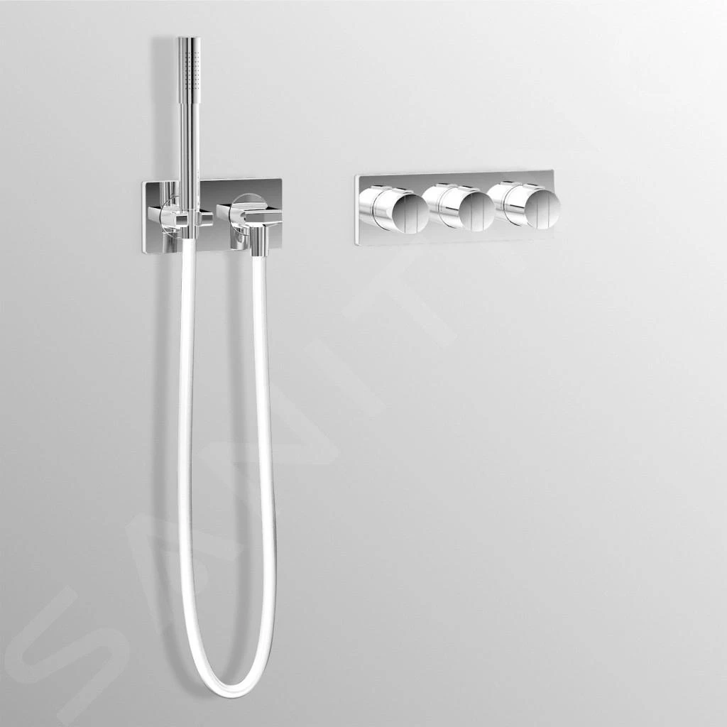 Ideal Standard Archimodule - Doucheset Met Inbouwthermostaat, 1jet, Chroom A1560AA 3 Ideal Standard Archimodule - Doucheset Met Inbouwthermostaat, 1jet, Chroom A1560AA - Afbeelding 3