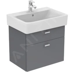 Ideal Standard Connect - Wastafel Cube 650x460x175 Mm, Met Overloop, Kraangat, Met Ideal Plus, Wit E7729MA -Ideal Standard Verkoopwinkel 7d67f2e8a16d5acf7e0fdb80