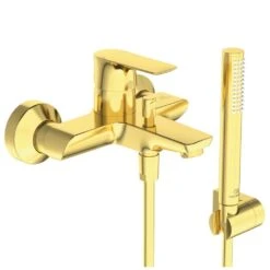 Ideal Standard Connect Air - Badkraan Met Accessoires, Brushed Gold A7056A2